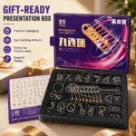 Nine Linked Rings （China Ring） 20-piece Gift Set of Chinese Ring Puzzle Brain Teasers