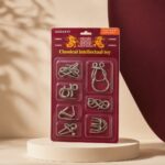 Puzzle Lock 7-piece Suction Card Set of Intelligence Unlock Puzzles