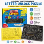 Nine Linked Rings （China Ring） 27-Piece Gift Box of Chinese Ring Puzzles & Letter Buckles
