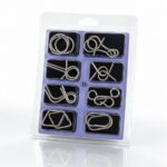 Puzzle Lock 8-Piece Set D of Intellectual Unlocking Puzzle Blister Pack
