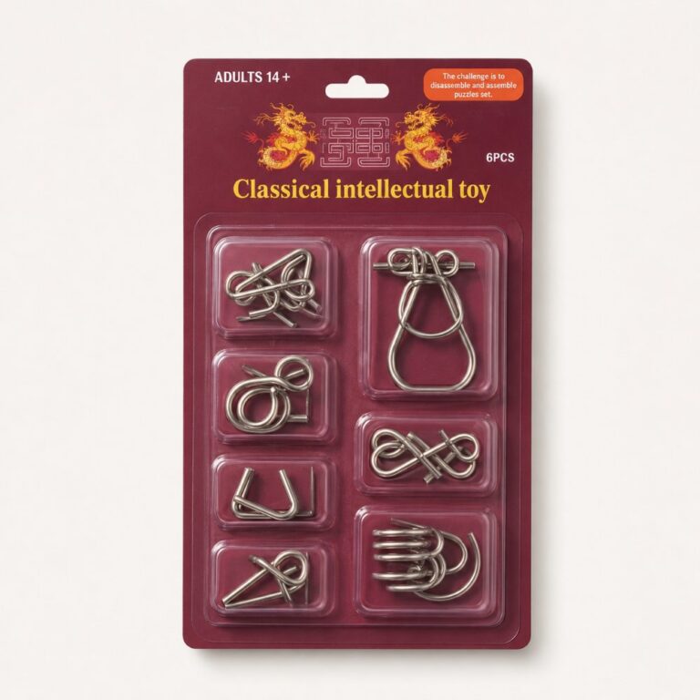 Puzzle Lock 7-piece Suction Card Set of Intelligence Unlock Puzzles