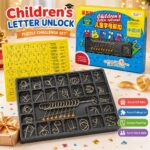 Nine Linked Rings （China Ring） 27-Piece Gift Box of Chinese Ring Puzzles & Letter Buckles