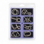 Puzzle Lock 8-Piece Set D of Intellectual Unlocking Puzzle Blister Pack