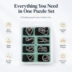 Puzzle Lock 8-piece Set B of Intelligence Unlocking Puzzle Bubble Box