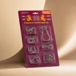 Puzzle Lock 7-piece Suction Card Set of Intelligence Unlock Puzzles