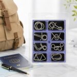 Puzzle Lock 8-Piece Set D of Intellectual Unlocking Puzzle Blister Pack