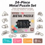Puzzle Lock Metal Unlock Puzzle 24-in-1 Set