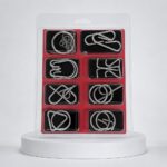 Puzzle Lock 8-Piece Set E of Intellectual Unlocking Puzzle Bubble Box