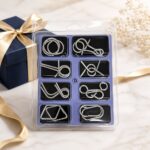 Puzzle Lock 8-Piece Set D of Intellectual Unlocking Puzzle Blister Pack