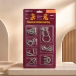 Puzzle Lock 7-piece Suction Card Set of Intelligence Unlock Puzzles