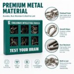 Puzzle Lock 6-in-1 Green Box Brain Teaser Puzzle