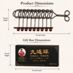 Nine Linked Rings （China Ring） Intangible Cultural Heritage Three-Stage Nine Linked Rings