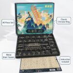 Nine Linked Rings （China Ring） 40-Piece Chinese Ring Puzzle Brain Teaser Set Gift Box