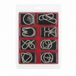 Puzzle Lock 8-Piece Set E of Intellectual Unlocking Puzzle Bubble Box
