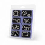 Puzzle Lock 8-Piece Set D of Intellectual Unlocking Puzzle Blister Pack