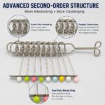 Nine Linked Rings （China Ring） Second-Grade Intangible Cultural Heritage Chinese Ring Puzzle