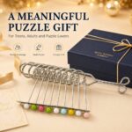Nine Linked Rings （China Ring） Second-Grade Intangible Cultural Heritage Chinese Ring Puzzle