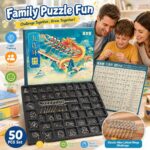 Nine Linked Rings （China Ring） 50-Piece Gift Set of Chinese Ring Puzzle Brain Teasers