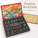Nine Linked Rings （China Ring） 18-piece Gift Box Set of Chinese Ring Puzzle Brain Teasers