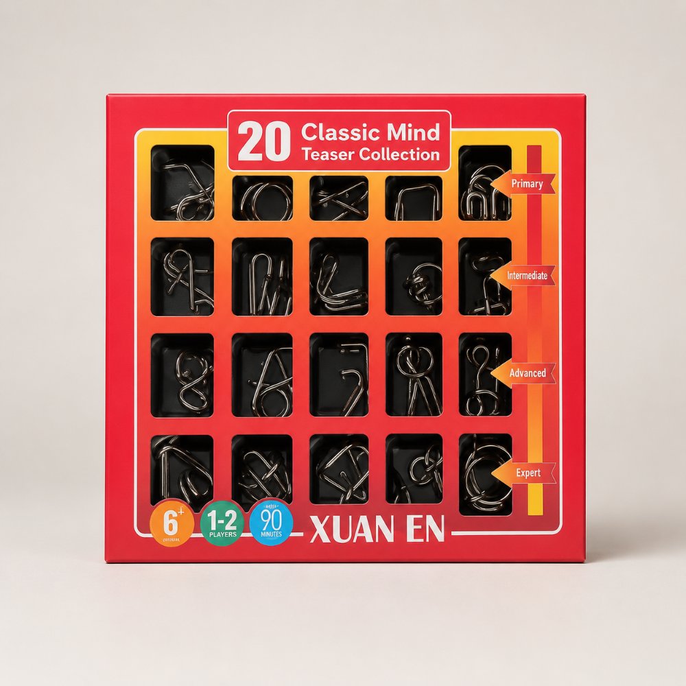 Puzzle Lock 20 Classic Mind Teaser Collection