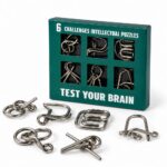 Puzzle Lock 6-in-1 Green Box Brain Teaser Puzzle