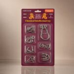 Puzzle Lock 7-piece Suction Card Set of Intelligence Unlock Puzzles