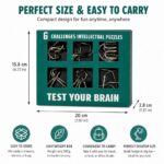 Puzzle Lock 6-in-1 Green Box Brain Teaser Puzzle