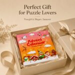 Puzzle Lock 24-Piece Christmas Mystery Box of Intellectual Unlocking Puzzles (Pink Version)