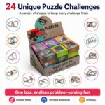 Puzzle Lock Single-Piece Metal Unlock Puzzle 24-in-1 Set