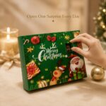 Puzzle Lock 24-Piece Christmas Mystery Box of Intelligence Unlock Puzzles (Green Box Version)