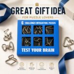 Puzzle Lock Blue 6-in-1 Intelligence Puzzle Buckles