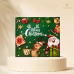Puzzle Lock 24-Piece Christmas Mystery Box of Intelligence Unlock Puzzles (Green Box Version)
