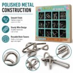 Puzzle Lock Metal Unlock Puzzle 12-in-1 Set