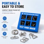 Puzzle Lock Blue 6-in-1 Intelligence Puzzle Buckles