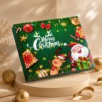 Puzzle Lock 24-Piece Christmas Mystery Box of Intelligence Unlock Puzzles (Green Box Version)