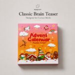 Puzzle Lock 24-Piece Christmas Mystery Box of Intellectual Unlocking Puzzles (Pink Version)