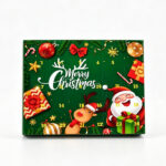 Puzzle Lock 24-Piece Christmas Mystery Box of Intelligence Unlock Puzzles (Green Box Version)
