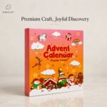 Puzzle Lock 24-Piece Christmas Mystery Box of Intellectual Unlocking Puzzles (Pink Version)