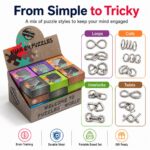 Puzzle Lock Single-Piece Metal Unlock Puzzle 24-in-1 Set