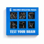 Puzzle Lock Blue 6-in-1 Intelligence Puzzle Buckles