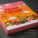 Puzzle Lock 24-Piece Christmas Mystery Box of Intellectual Unlocking Puzzles (Pink Version)